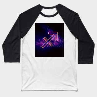 Sagittarius (Retro Sagittarius Zodiac) Baseball T-Shirt